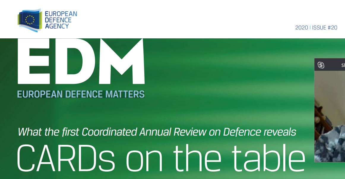 Article on EDA - SatCen Cooperation